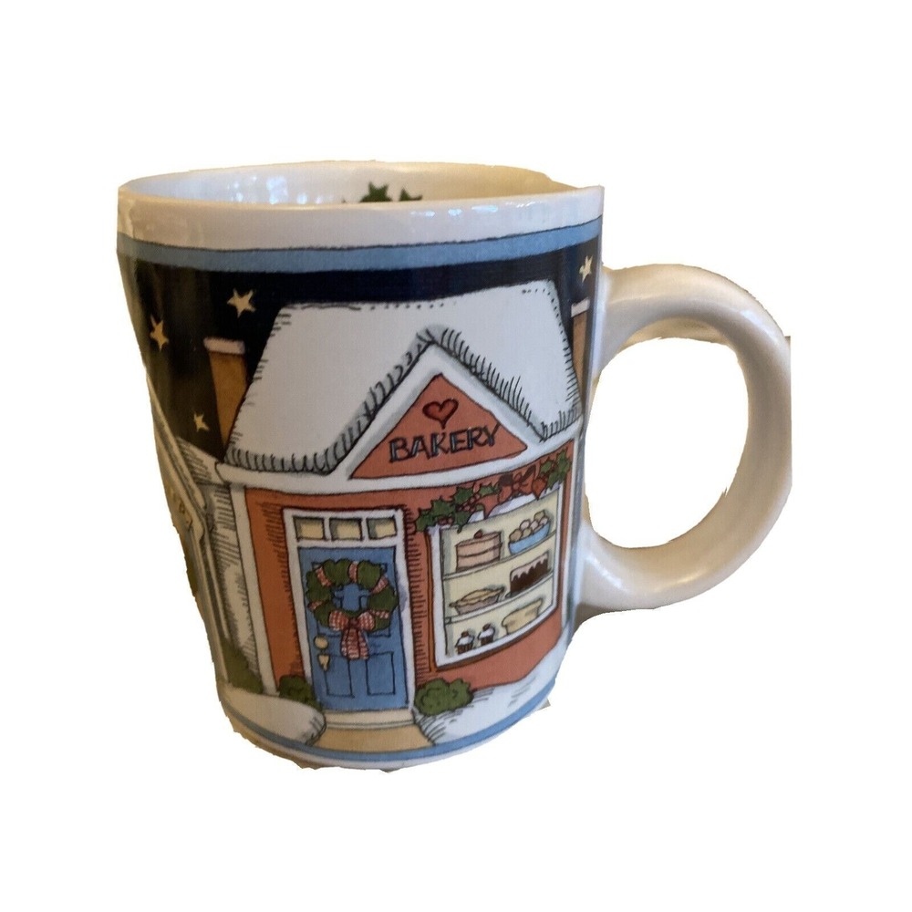 Susan Winget Holiday Village Christmas Coffee Mug